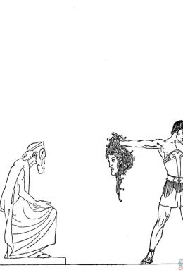 Орфей и эвридика раскраска