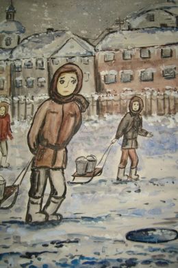 Блокадный ленинград детские рисунки