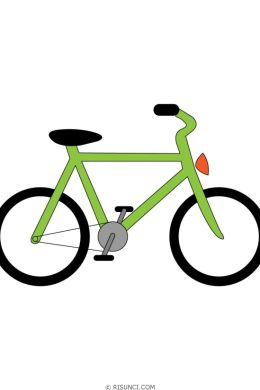 Детский рисунок велосипеда