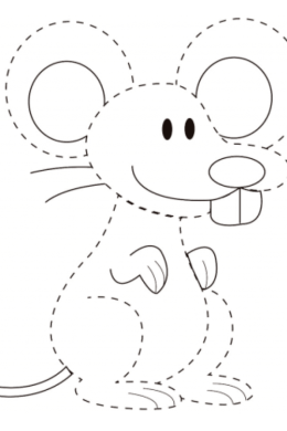 Мышка норушка раскраска