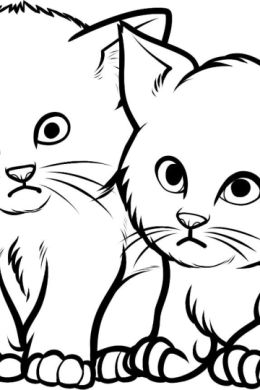 Детские рисунки кошки