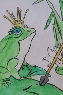 Детский рисунок царевна лягушка
