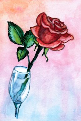 Рисунки розы для срисовки