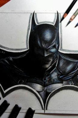 Бэтмен для срисовки