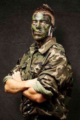 Военная раскраска лица