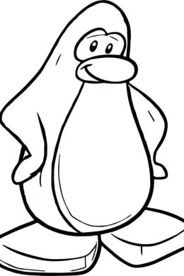 Рисунки для срисовки пингвин