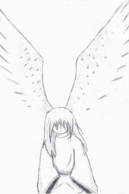 Рисунки для срисовки ангел