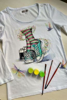 Эскизы для росписи одежды