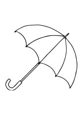 Зонтик для срисовки