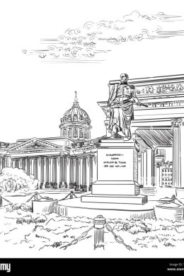 Казанский собор рисунок карандашом