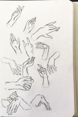 Рисунок руки карандашом поэтапно