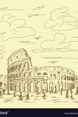 Древний рим рисунки карандашом
