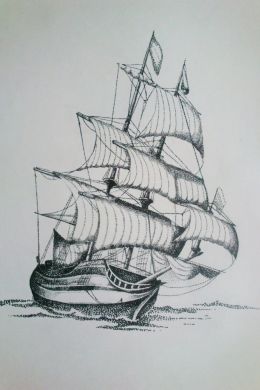 Рисунки кораблей карандашом