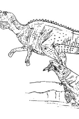 Мозазавр раскраска