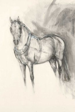 Легкий рисунок лошади