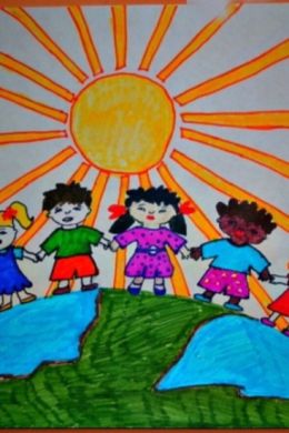 Рисунки день народного единства для детей