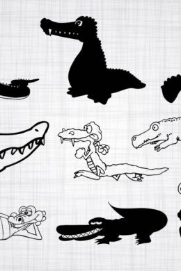 Рисунок крокодил для детей