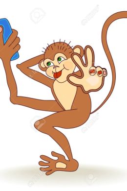 Рисунок обезьяна для детей