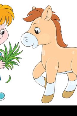 Рисунок лошадка для детей