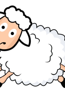 Рисунок овечка для детей