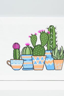 Рисунок кактус для детей