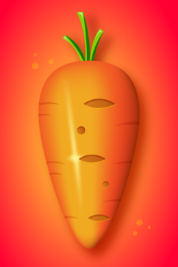 Морковь рисунок для детей