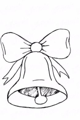 Рисунок карандашом цветок колокольчик