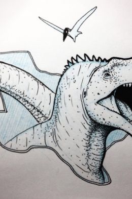 Рисунки динозавров для срисовки легкие и красивые