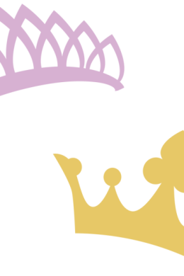 Корона принцессы трафарет