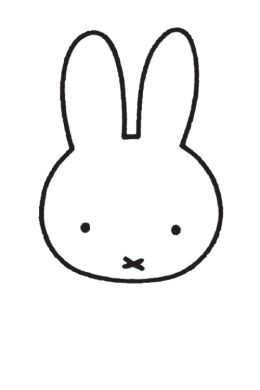 Мордочка зайца для детей рисунок