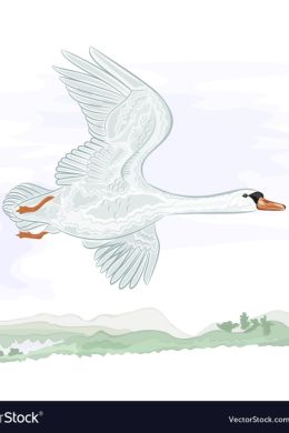 Гуси лебеди рисунок для детей