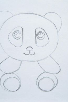 Рисунок панды поэтапно
