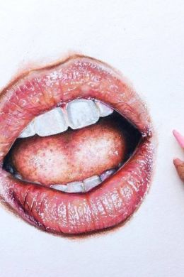 Зарисовка губ