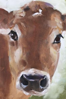 Морда коровы для детей рисунок