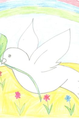 Рисунки о мире для детей начальной школы