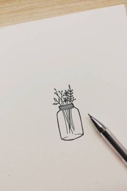 Маленькие рисунки для скетчбука черной ручкой легкие