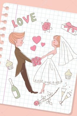 Легкие рисунки на свадьбу