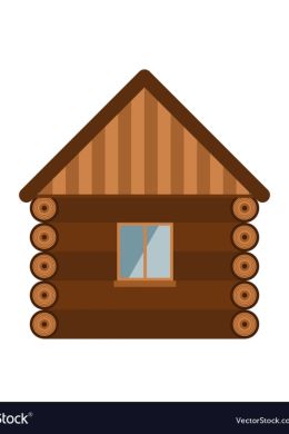 Деревянный дом рисунок для детей