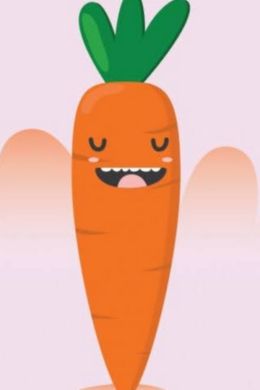 Рисунок детский морковка