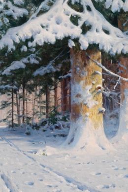 Зимняя живопись русских художников