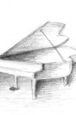 Пианино рисунок для детей
