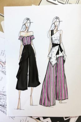 Рисунки для дизайнеров одежды начинающих