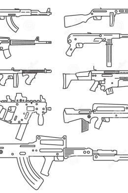 Легкие рисунки оружия