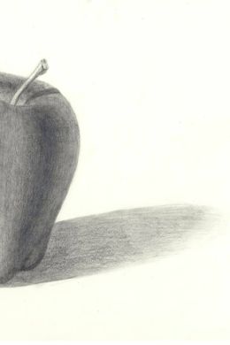 Рисунок карандашом яблоко поэтапно