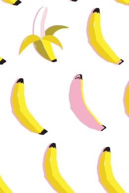 Трафарет банана