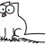 Рисунки смешных котиков для срисовки