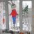 Рисунки на окнах зимние гуашью