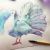 Простой рисунок карандашом голубь