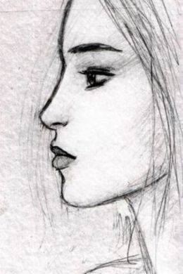 Рисунки лица карандашом