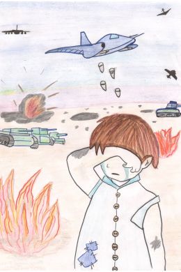 Детские рисунки на тему войны